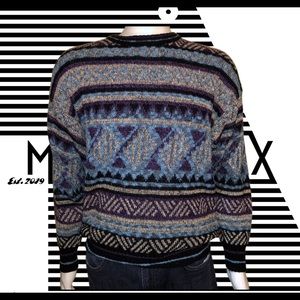 Vintage ugly patterned sweater